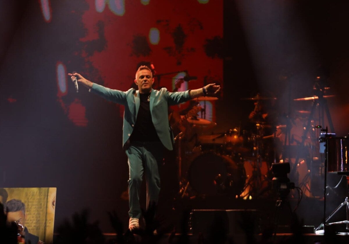 Alejandro Sanz, durante un concierto