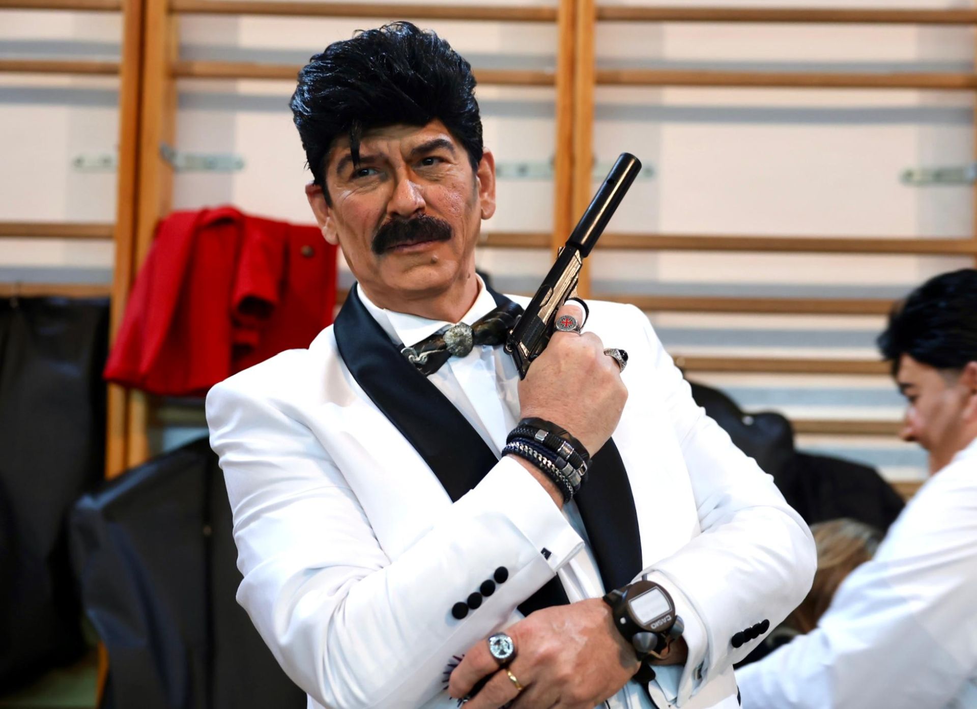 Fotos del día del regreso del &#039;Yuyu&#039; al Falla: ni el camarero Cristian Ventura se lo quiso perder