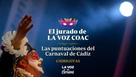 Estas son las puntuaciones del Jurado de LA VOZ tras la decimoctava sesión de preliminares del COAC 2025