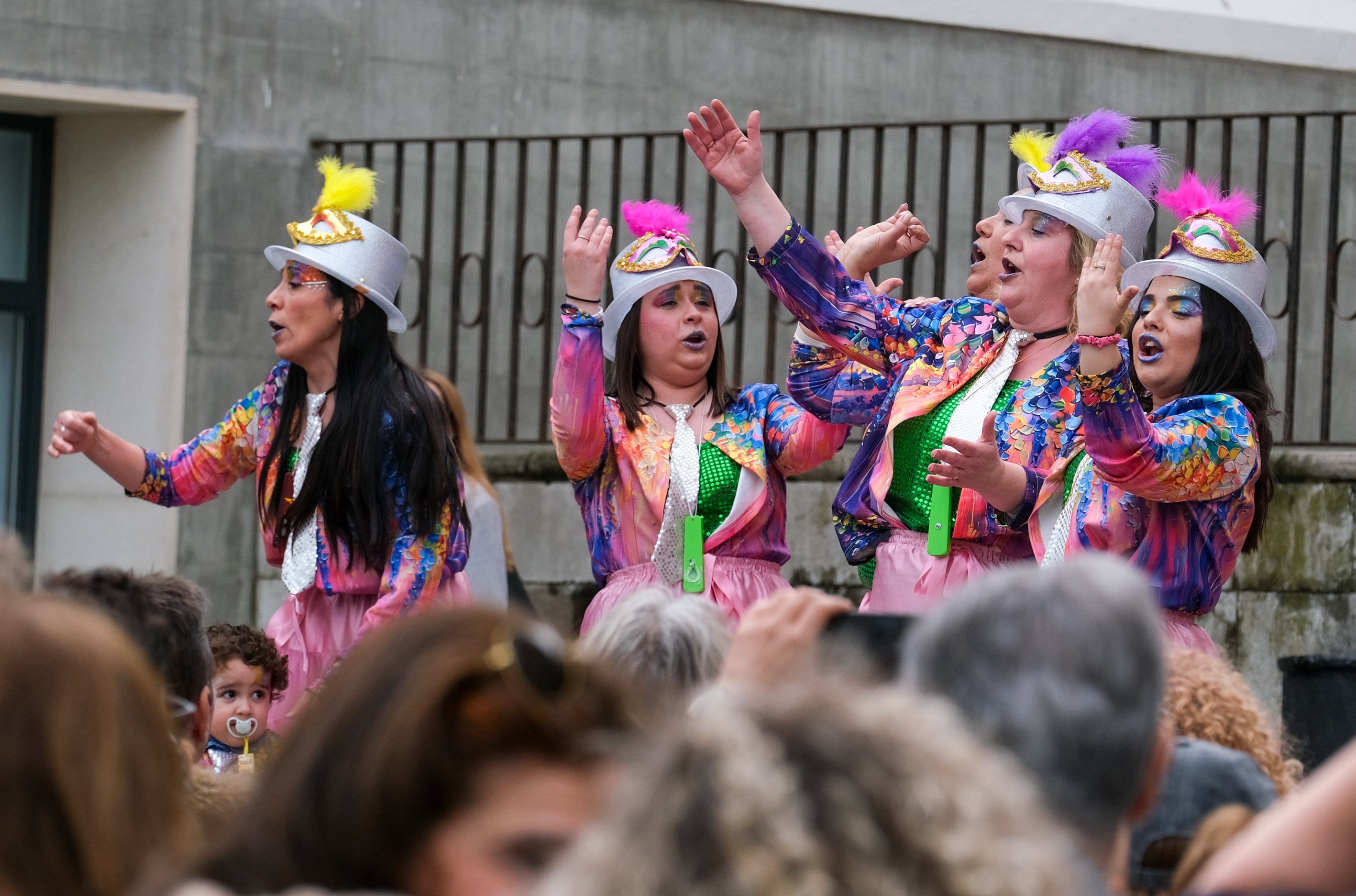 Tregua de lluvia para disfrutar del Carnaval Chiquito