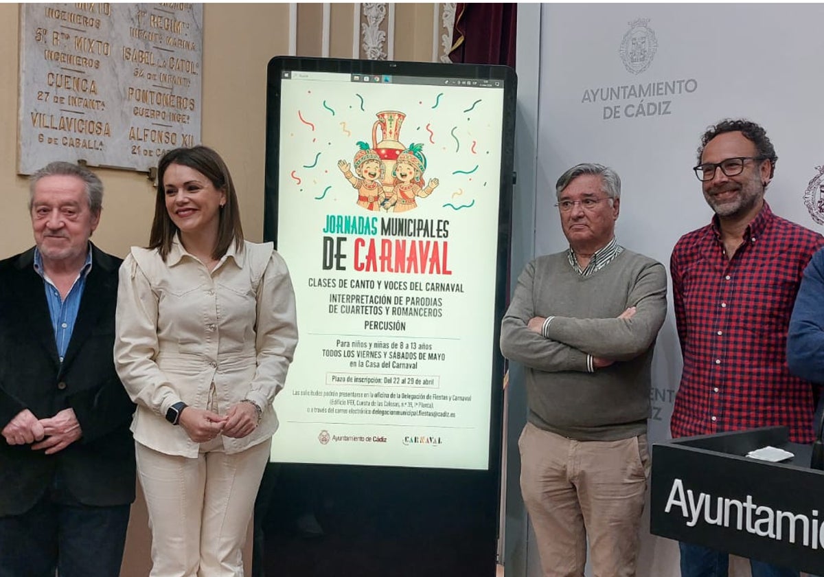 Alberto Ramos, Beatriz Gandullo, Antonio Montiel y David Medina