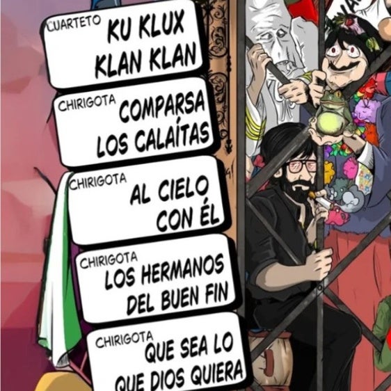 Agrupaciones punteras del Carnaval de Cádiz 2025 se meten en el ascensor de la chirigota de Écija para ayudar a Valencia