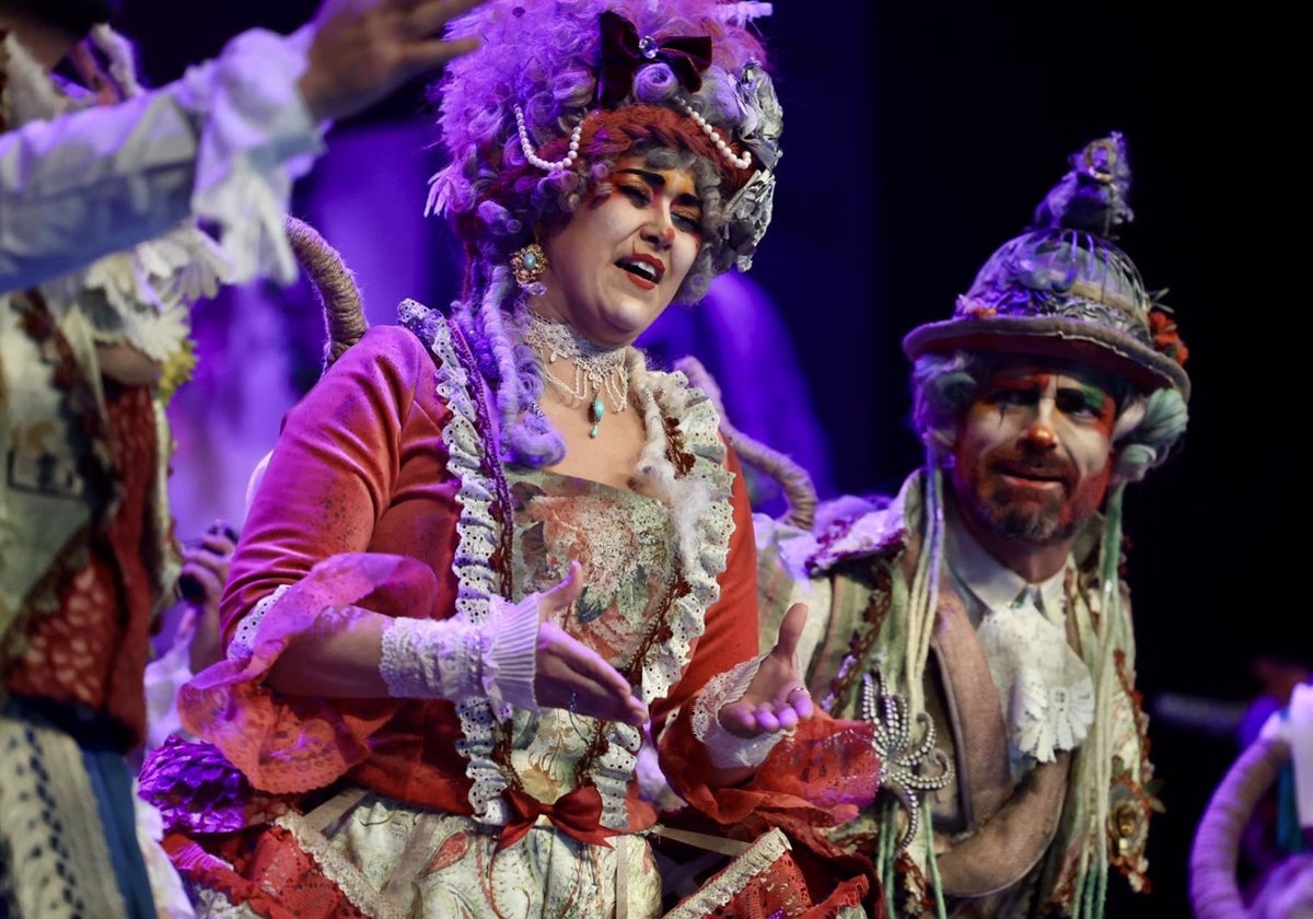 La comparsa 'Las ratas' en el pasado Concurso oficial de agrupaciones del carnaval de Cádiz
