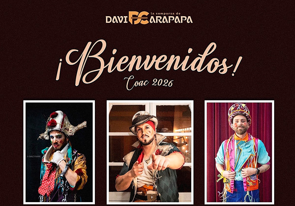 Novedades en la Comparsa de David Carapapa para el Carnaval de Cádiz 2026: Nuevos Integrantes y Salidas Importantes