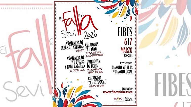 La edición 2026 de 'El Falla en Sevilla' ya tiene cartel