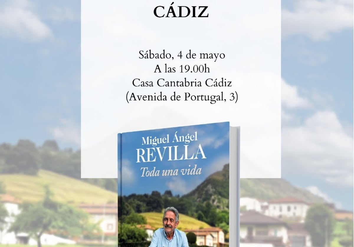 Miguel Ángel Revilla presenta su libro &#039;Toda una vida&#039; en Cádiz