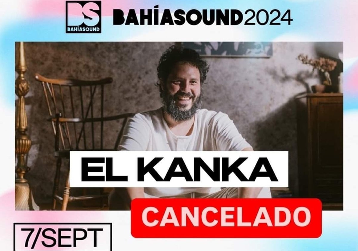 Cancelado el concierto de El Kanka en el Bahía Sound de San Fernando