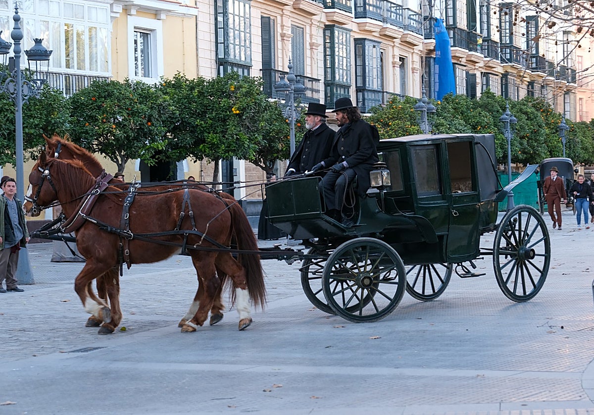 Grabación de 'Young Sherlock' en Cádiz