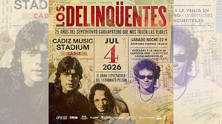 Los Delinqüentes actuarán este verano en Cádiz: fecha, lugar y compra de entradas