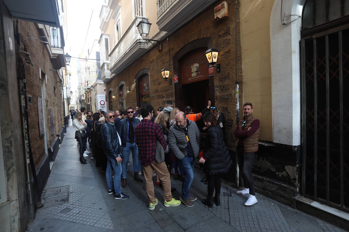 Las imágenes en la calle del España - Marruecos