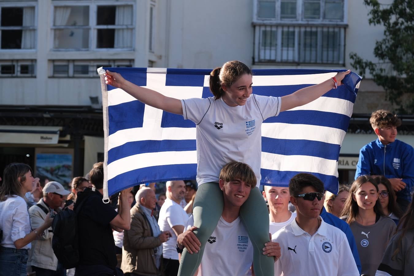 Fotos: Desfile de banderas del Campeonato de Europa de ILCA 4