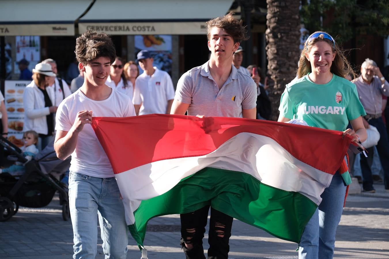 Fotos: Desfile de banderas del Campeonato de Europa de ILCA 4