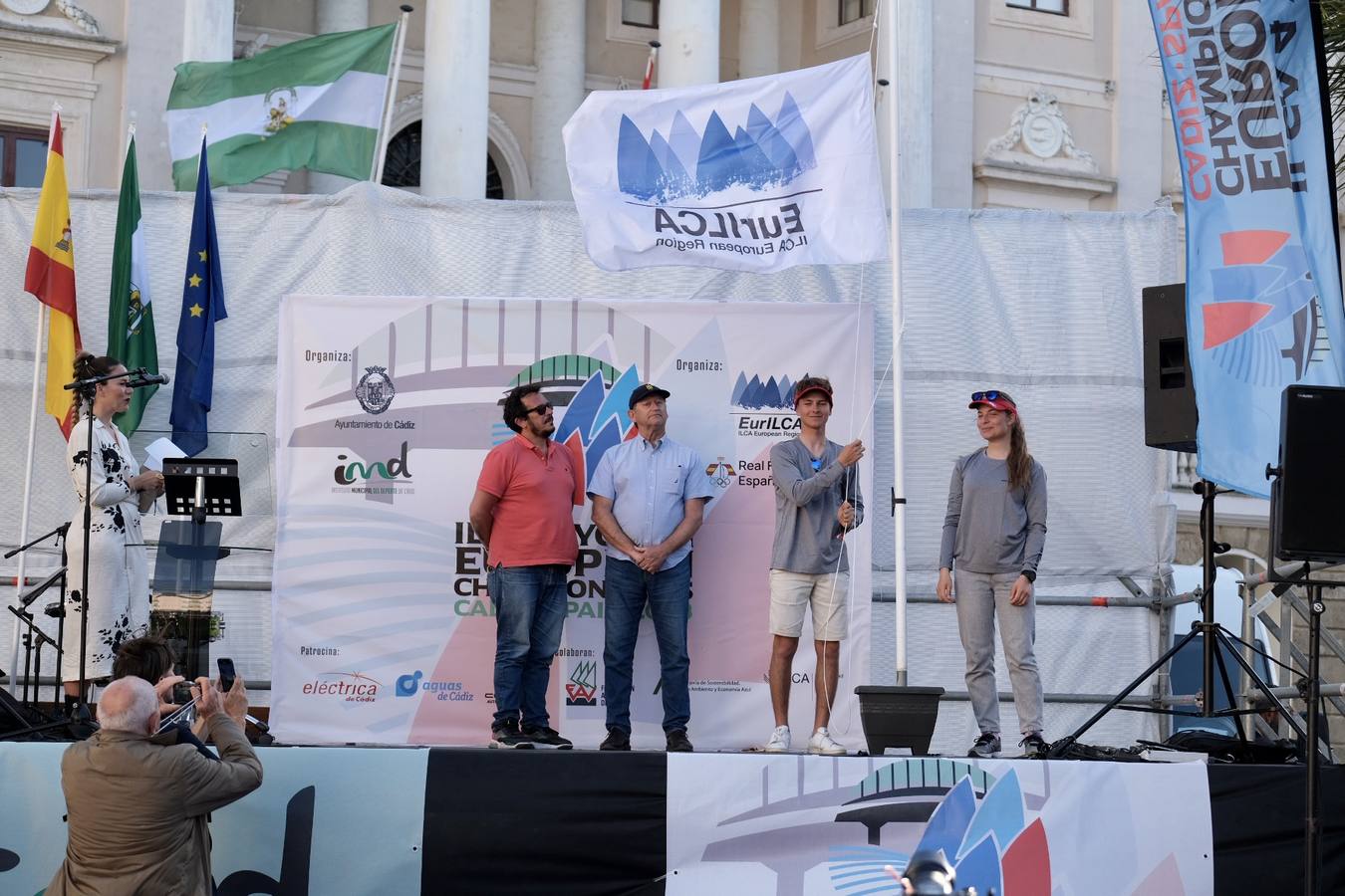 Fotos: Desfile de banderas del Campeonato de Europa de ILCA 4