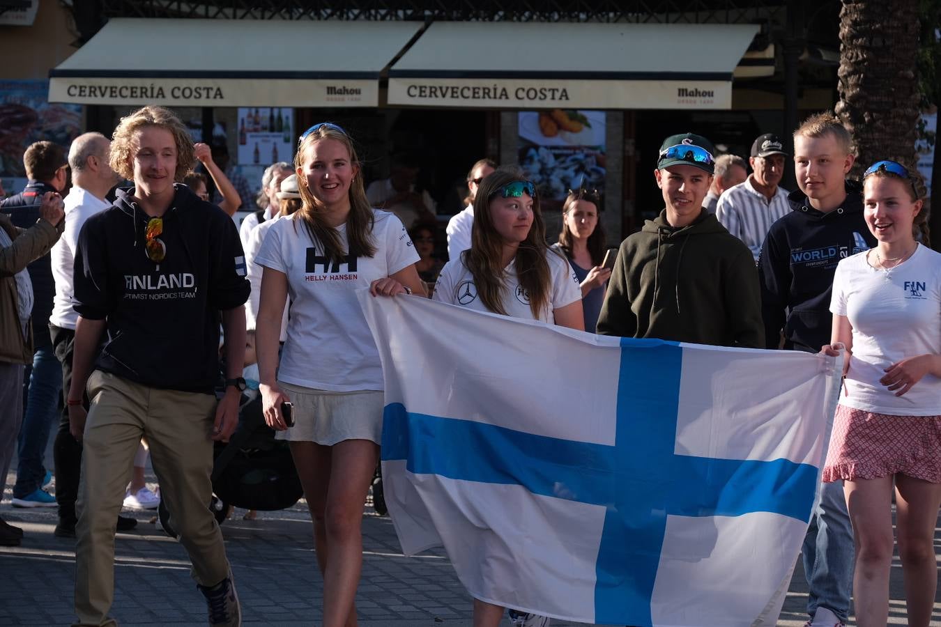 Fotos: Desfile de banderas del Campeonato de Europa de ILCA 4