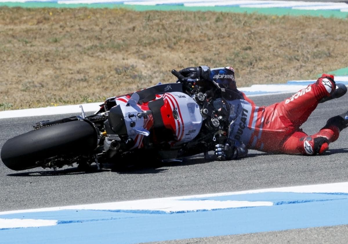 Muchos accidentes han tenido lugar este fin de semana en el Circuito de Jerez - Ángel Nieto.