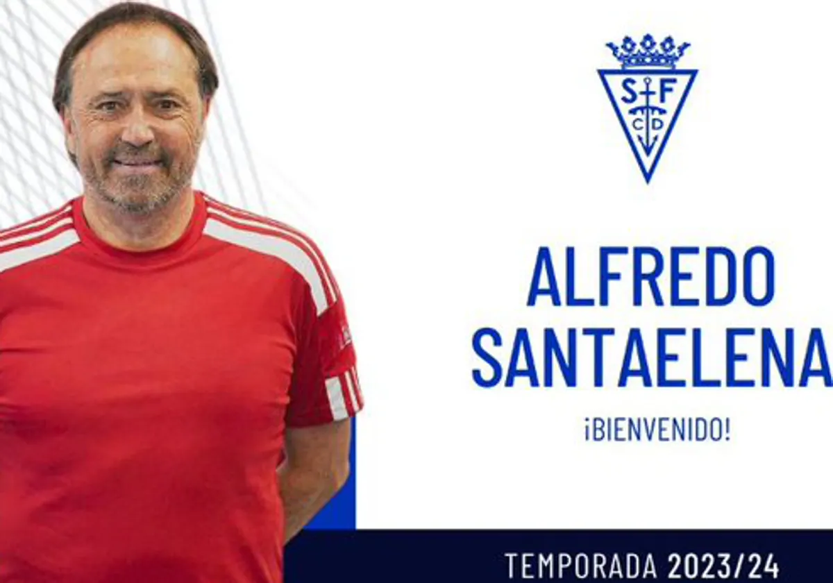 Alfredo Santaelena, nuevo entrenador del San Fernando CD.