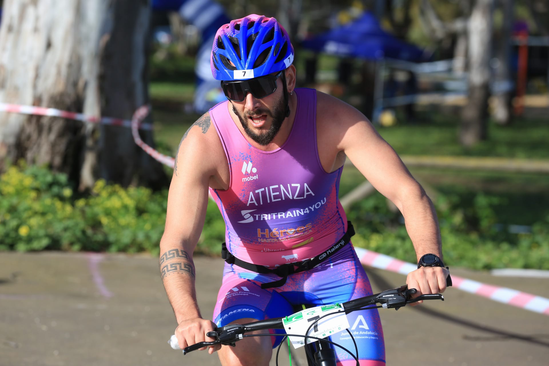 Fotos: Más de 120 duatletas en la I Duatlón Cros Villa de Puerto Real