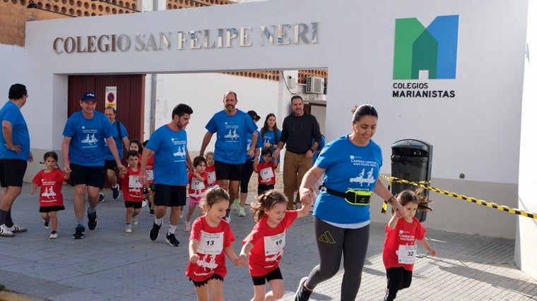 Los más pequeños también participaron en la cita.