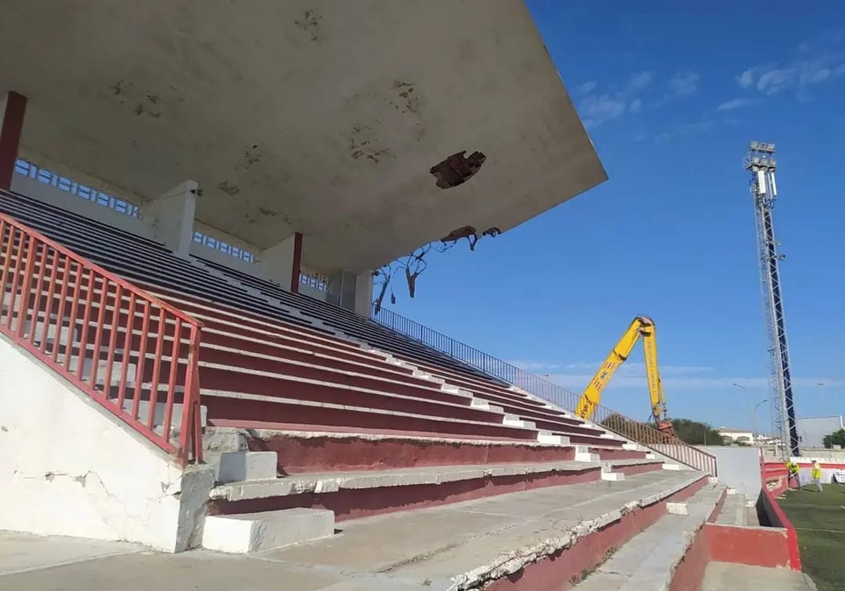 Inicio de los trabajos en la Tribuna del Cuvillo