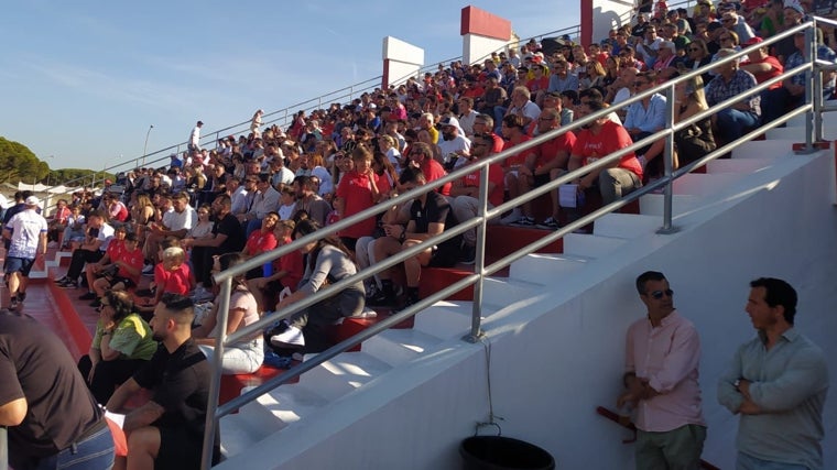 José Manuel Pérez Herrera y Bruno Herrero estuvieron presentes en el Estadio José del Cuvillo el pasado domingo.