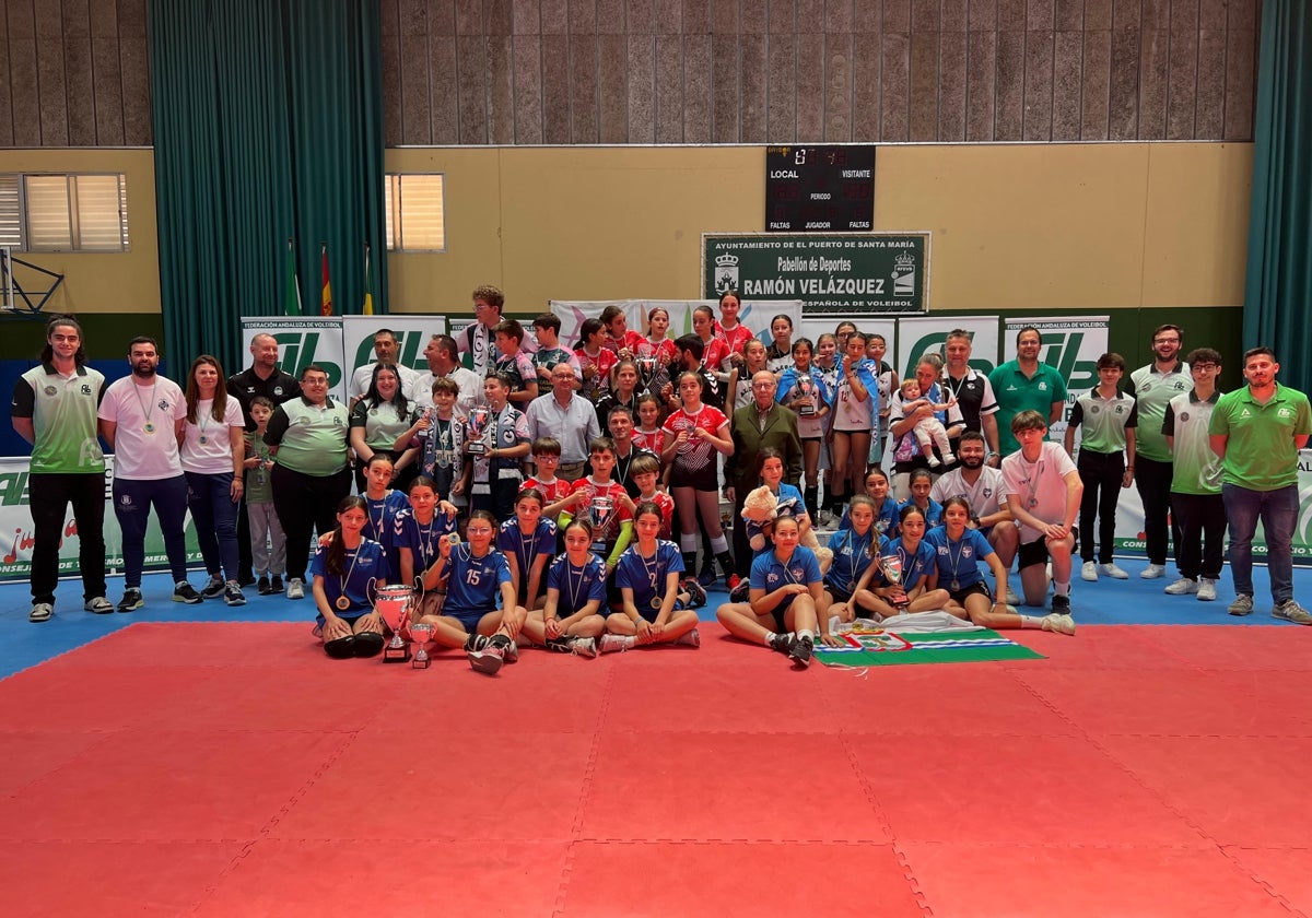 Los campeonatos se disputaron en el pabellón Ramón Velázquez de El Puerto.