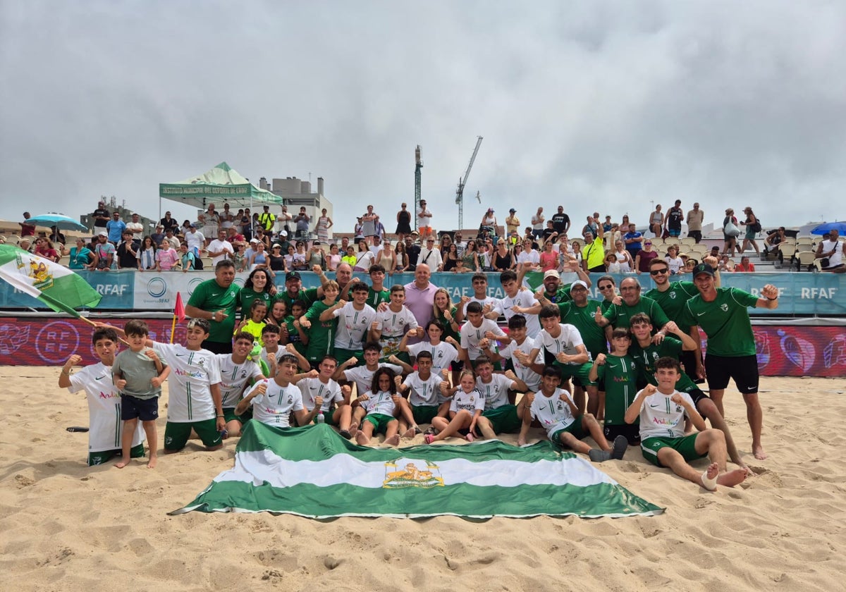 Andalucía reina en la arena de Cádiz