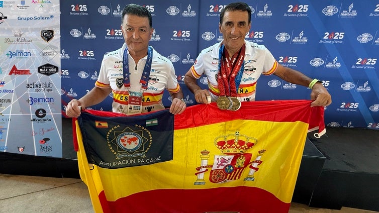 Media docena de medallas para el CD Sherrypol en los Juegos Mundiales de Policías y Bomberos