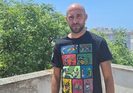 Carlos Coello en la capital gaditana.