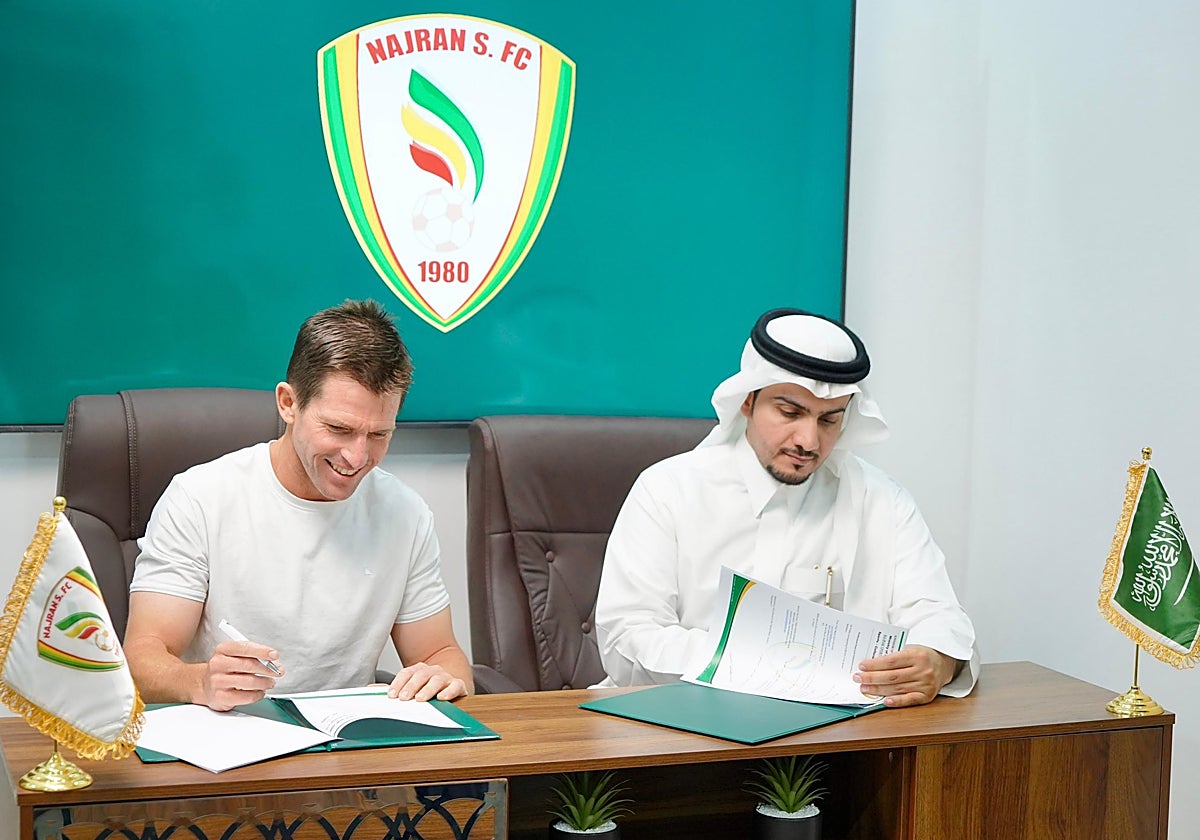 Pablo Grandes inicia una nueva etapa en Arabia Saudí.