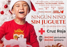 Fútbol, infancia y solidaridad, de la mano gracias a la Cruz Roja y el Racing Club Portuense