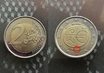 La moneda de 2 &euro; conmemorativa de 1999-2009 que puedes vender por miles de euros en el mercado de coleccionistas