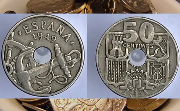 Moneda de 1949 de Franco española
