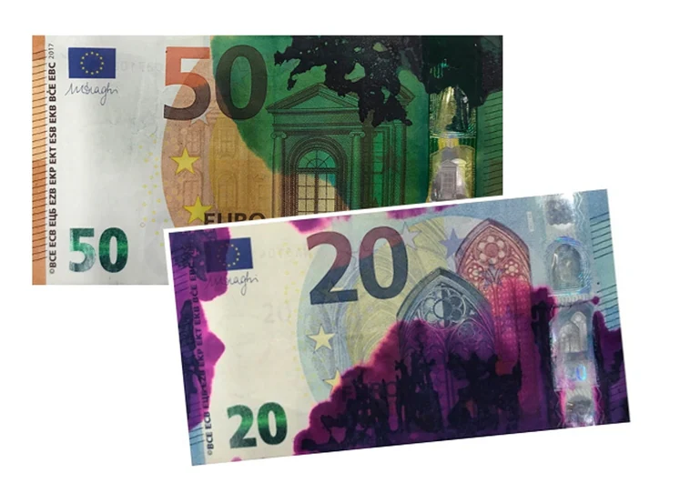 El Banco de España avisa sobre los billetes manchados de tinta que no debes coger