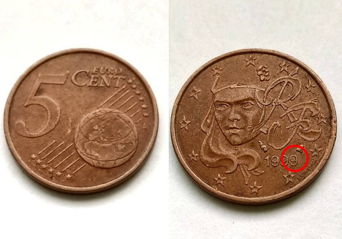 La Moneda De 5 C ntimos Con La Cara Deformada Que Se Vende Por Cientos 