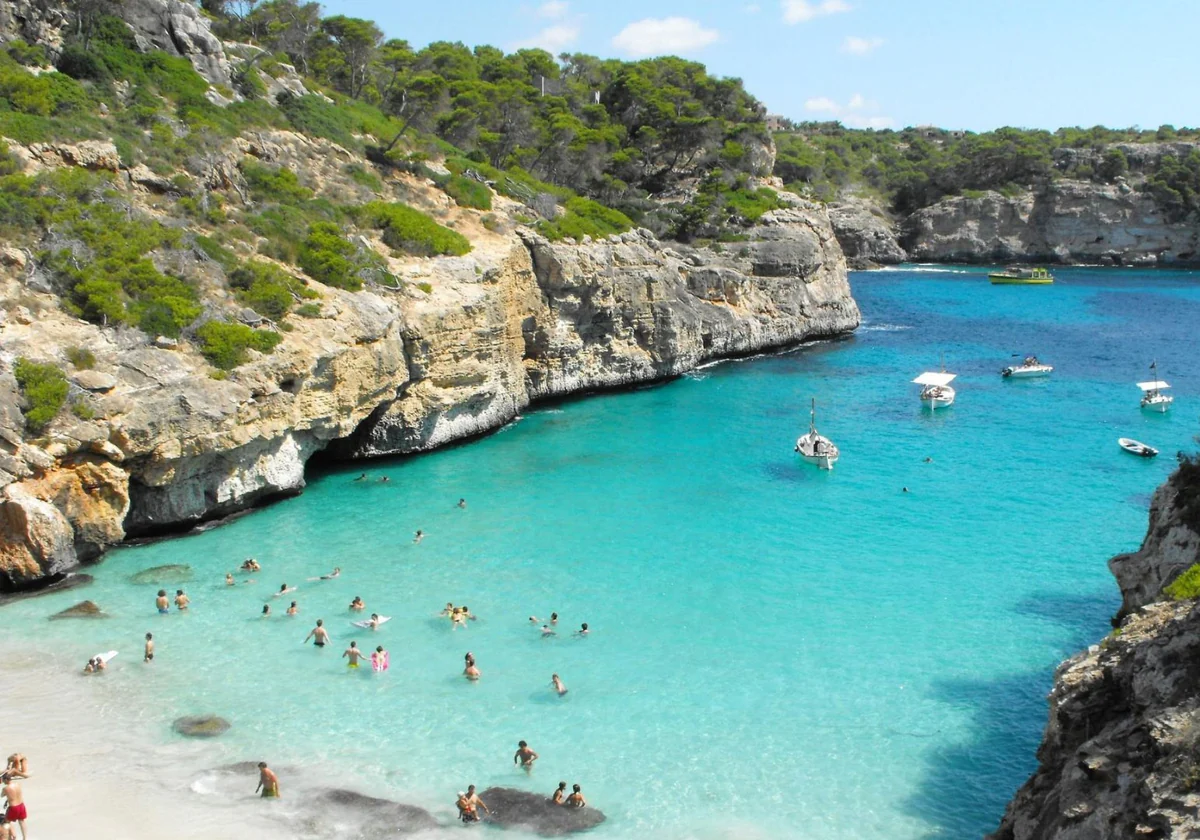 Una playa de Mallorca
