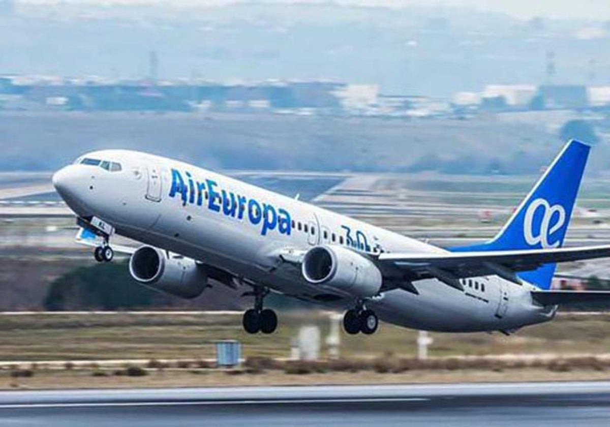 Uno de los aviones de AirEuropa