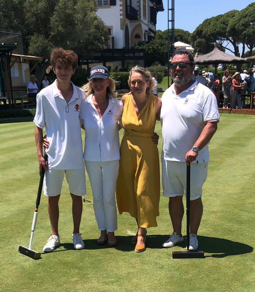Jaime Bausa, Rocío Medina, Lola Campos y Rafael Romero.