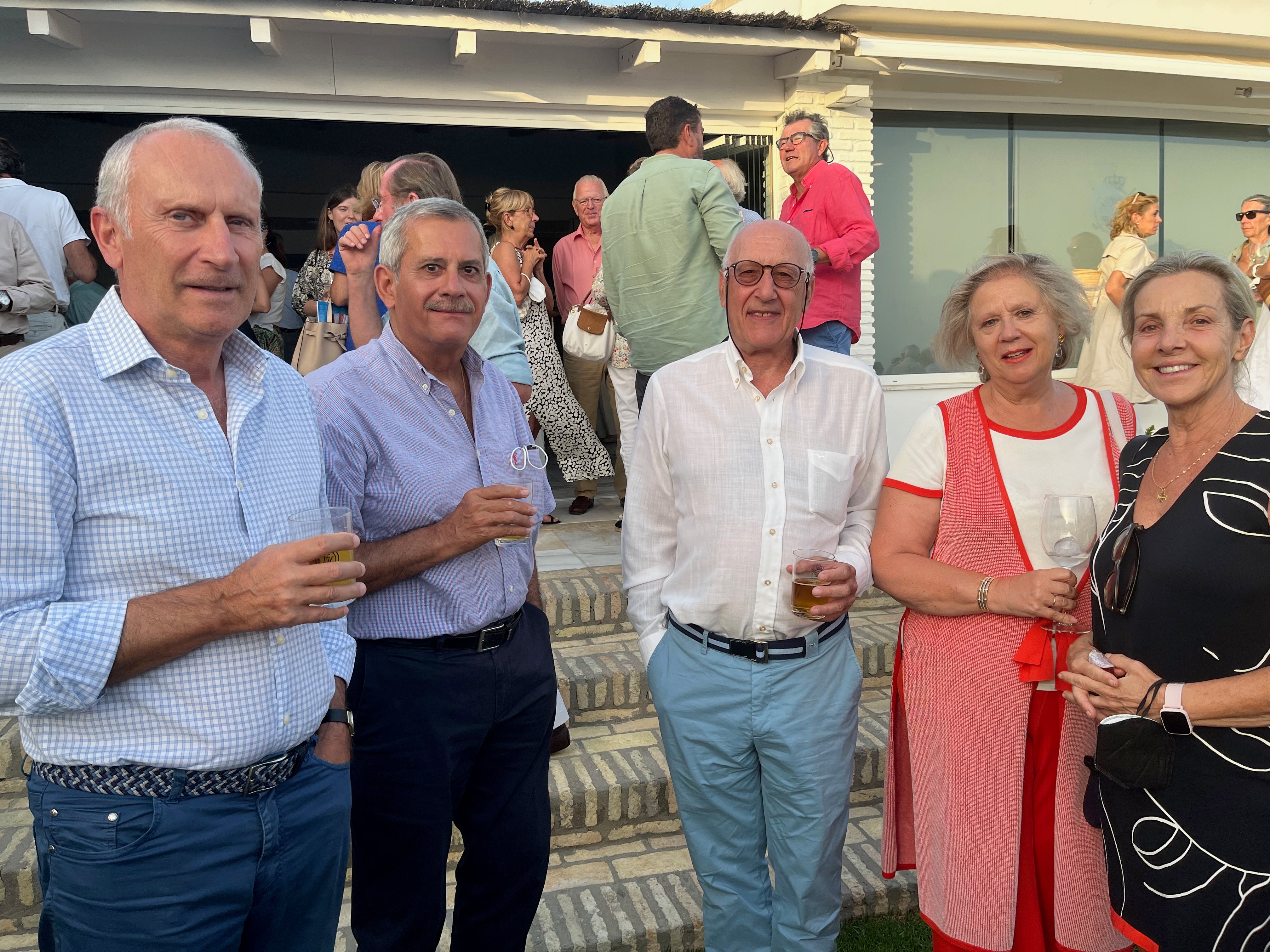 Alberto Rojas, Manuel Gómez, Javier Canto, Carmen Orihuela e Isabel Agustino.