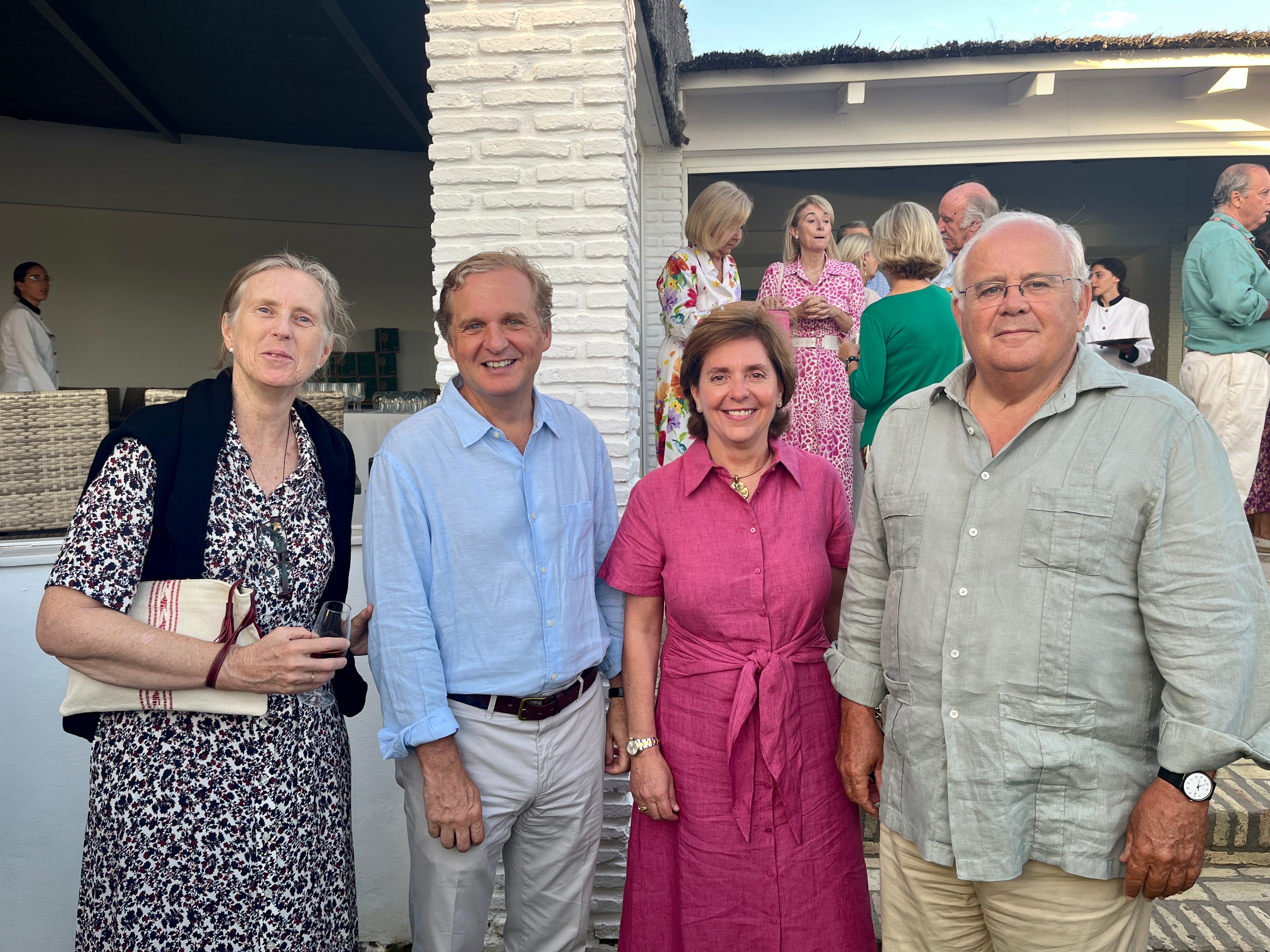 María Osborne, Ignacio Ybarra, Celia Ollero y Estanislao Pery.