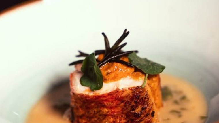 Uno de los platos de la propuesta gastronómica del restaurante El Espejo en Sanlúcar de Barrameda