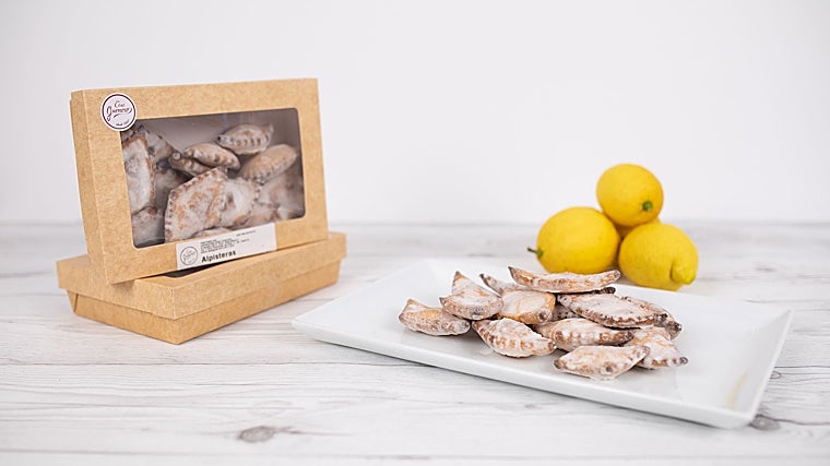 Caja de alpisteras en Bollería La Merced de Sanlúcar de Barrameda