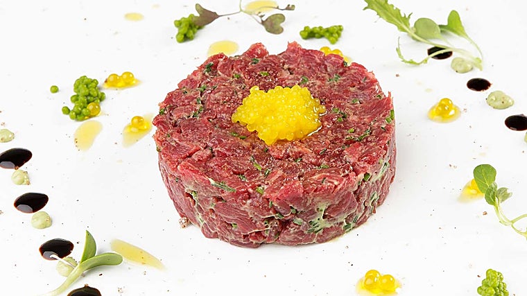 Steak tartar de retinto en La Duquesa (Medina Sidonia)