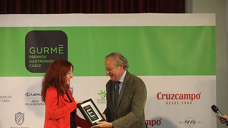 Entega de la categoría «Mejor servicio de sala»