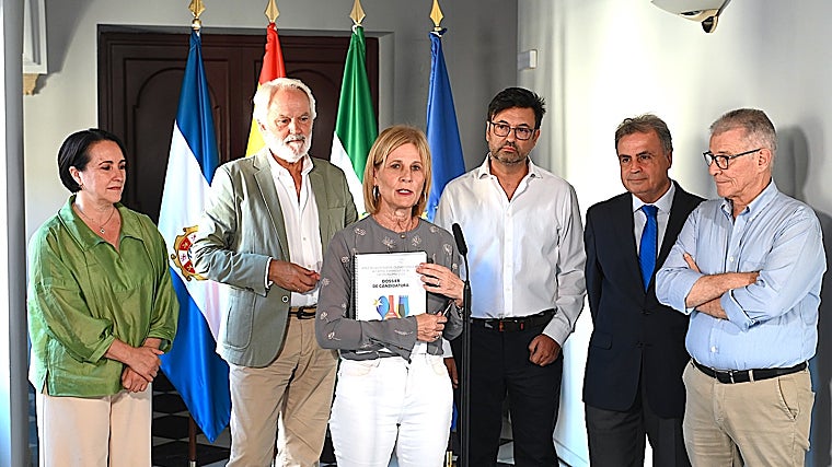 La alcaldesa de Jerez cuando presentó la Capital Española de la Gastronomía 2026