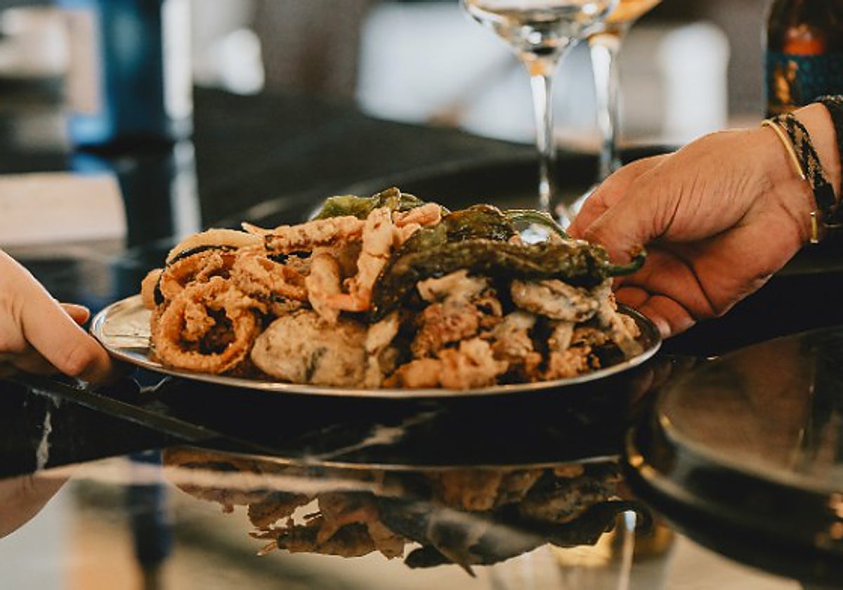 Pescaito frito en El Navegante (Cádiz)