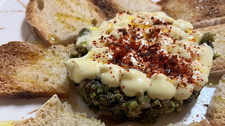 Plato preparado por los alumnos del Institución Provincial Fernando Quiñones de Cádiz