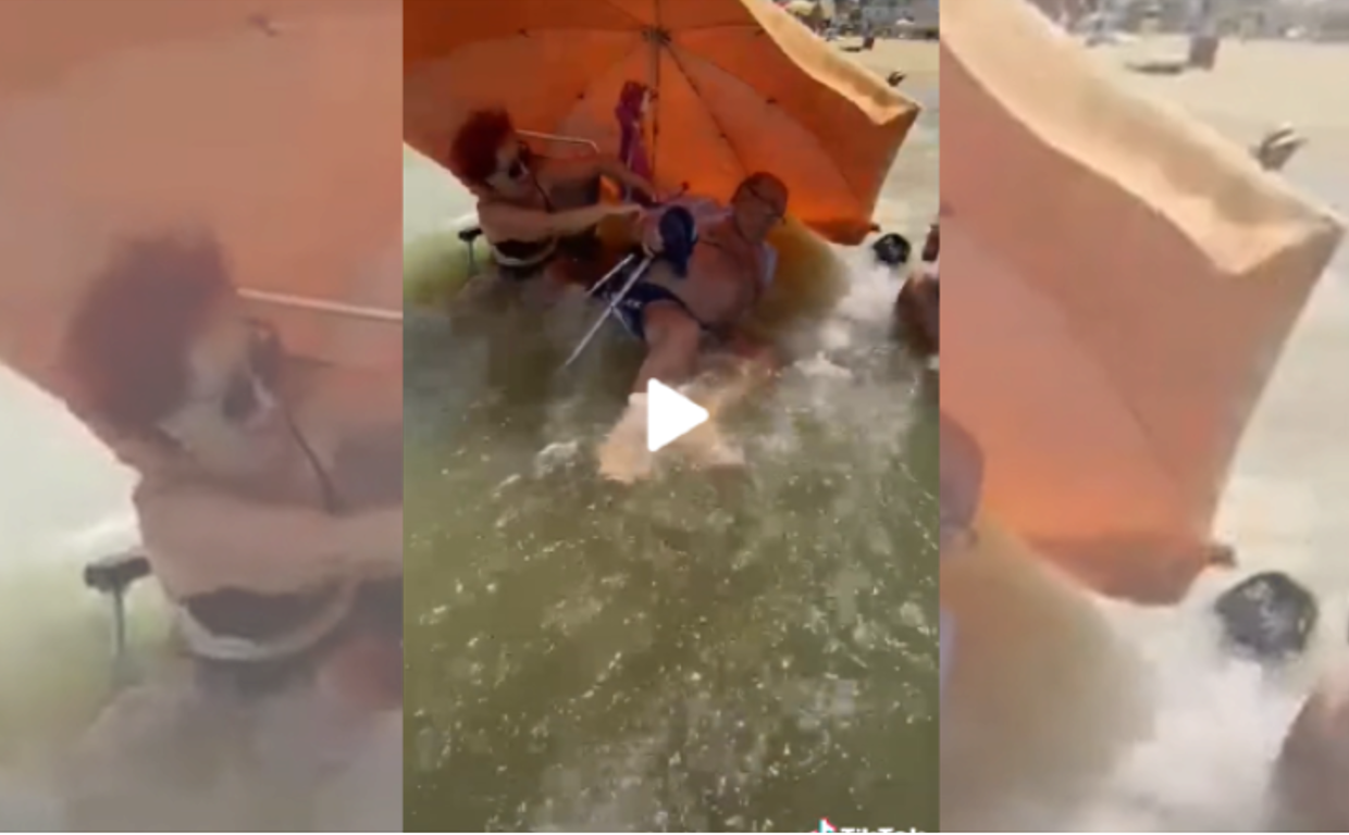 Vídeo de TikTok viral en una playa de Sanlúcar