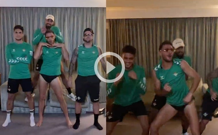 'Los Motobetis': El vídeo viral de Joaquín Sánchez y jugadores del Betis bailando lo nuevo de Rosalía