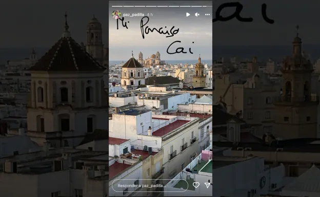 Vistas de Cádiz desde la casa de Paz Padilla