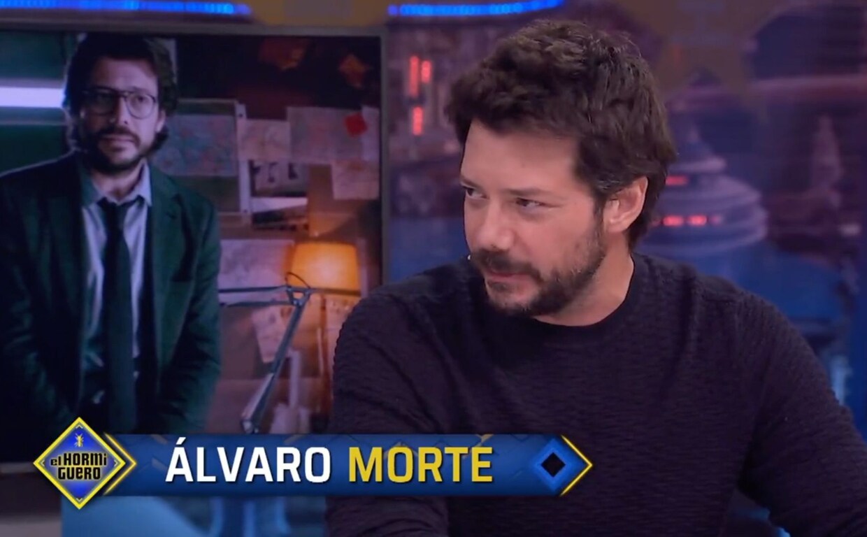 Álvaro Morte en 'El Hormiguero'